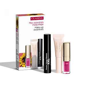 Clarins VALUE PACK RECRUITMENT TRIO ESSENTIALS set řasenky Wonder Volume XXL, Lip Perfector a Lip Comfort Oil