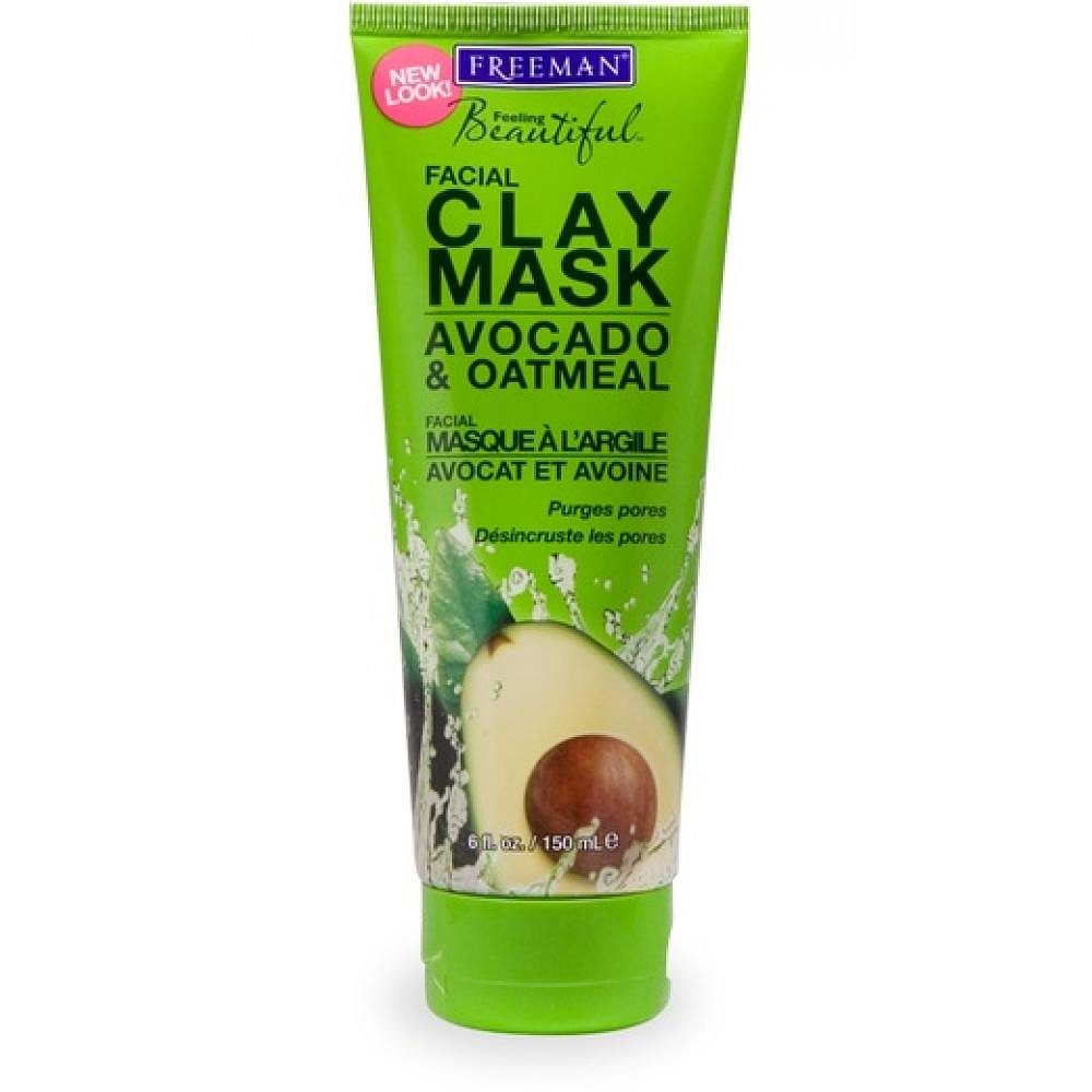 Freeman Kaolinová Pleťová Maska Avokádo Oves 150 ml