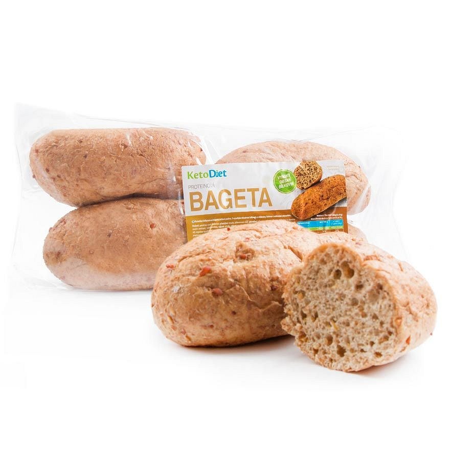 KetoDiet Proteinová bageta 4 ks