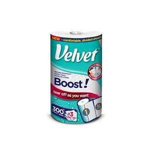 Velvet Boost! kuchyňské utěrky 3vrstvé 40 m