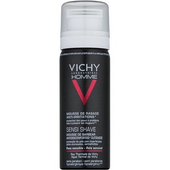 Vichy Homme Anti-Irritation pěna na holení pro citlivou a podrážděnou pleť 50 ml