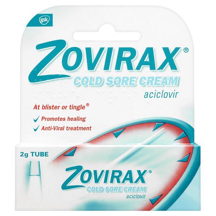 Zovirax crm. 1x2g x50mg/g