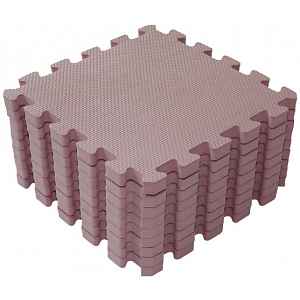 Baby Dan hrací podložka puzzle Dusty Rose 90x90 cm