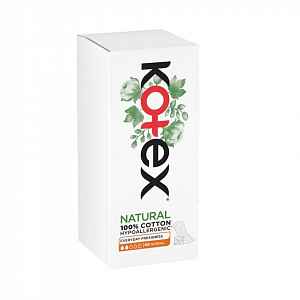 Kotex Liners NATURAL Normal slipové vložky 40 ks