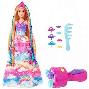 Mattel Brb princezna s barevnými vlasy herní set 1ks