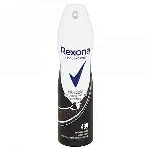 Rexona invisible on black+white clothes antiperspirant sprej 150 ml