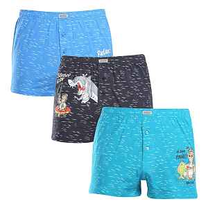 Andrie 3PACK pánské trenky vícebarevné (PS 5826) XXL