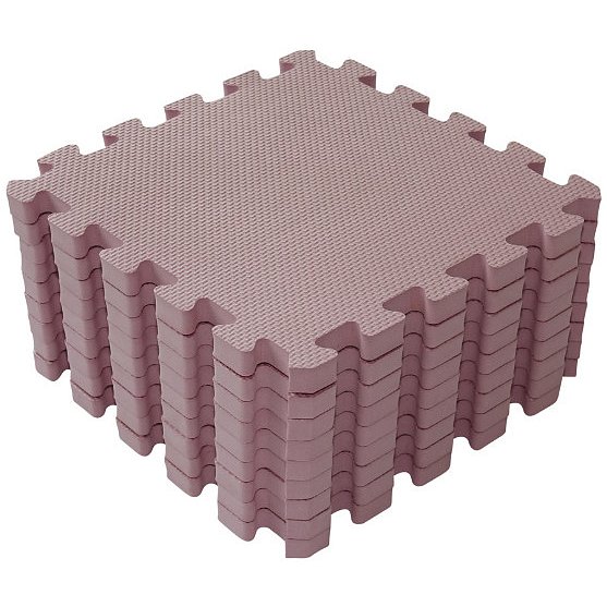Baby Dan hrací podložka puzzle Dusty Rose 90x90 cm