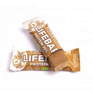 LifeFood Lifebar Protein tyčinka Nuts&Vanilla BIO 47 g