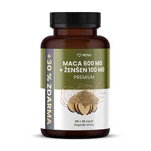 MOVit Energy Maca 600 mg + Ženšen 100 mg 90+30 kapslí