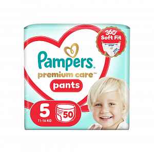 Pampers Premium Care Pants vel. 5 11–17 kg plenkové kalhotky 50 ks
