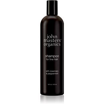 John Masters Organics Rosemary & Peppermint šampon pro jemné vlasy 473 ml