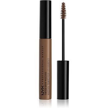 NYX Professional Makeup Tinted Brow Mascara řasenka na obočí odstín 02 Chocolate 6,5 ml
