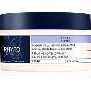 Phyto Violet Repairing No Yellow Mask regenerační maska pro blond a melírované vlasy 200 ml
