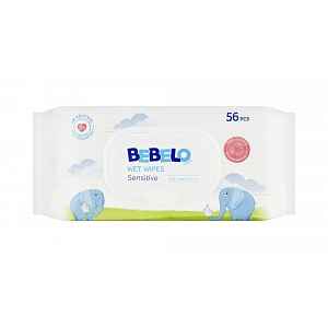 BEBELO Wet Wipes vlhčené ubrousky 56 ks