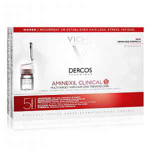 Vichy Dercos Aminexil clinical 5 multiúčelová kúra proti vypadávání vlasů pro ženy 21 x 6ml