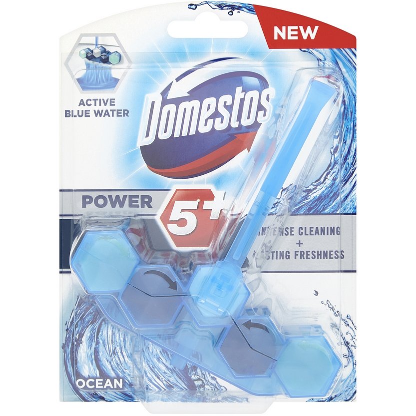 Domestos Power 5+ Blue Water Ocean 7 x 53 g