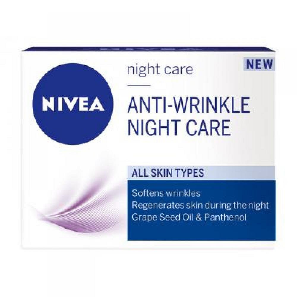 Nivea Anti-Wrinkle Night Care hydratační noční krém proti vráskám 50 ml