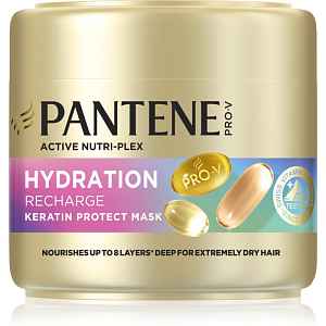 Pantene Pro-V Active Nutri Plex Hydration Recharge regenerační a hydratační maska na vlasy s keratinem 300 ml