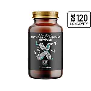 BrainMax Anti-Age Carnosine complex, karnosin komplex, 60 kapslí