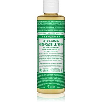 Dr. Bronner’s Almond tekuté univerzální mýdlo  240 ml