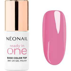 NEONAIL Ready In One 3in1 UV Gel Polish gelový lak na nehty s diamantovým práškem odstín 10 One Pink Spark 7.2 ml