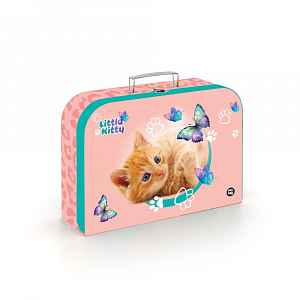 Oxybag Kufřík na výtvarku Kočka, 34 cm, lamino