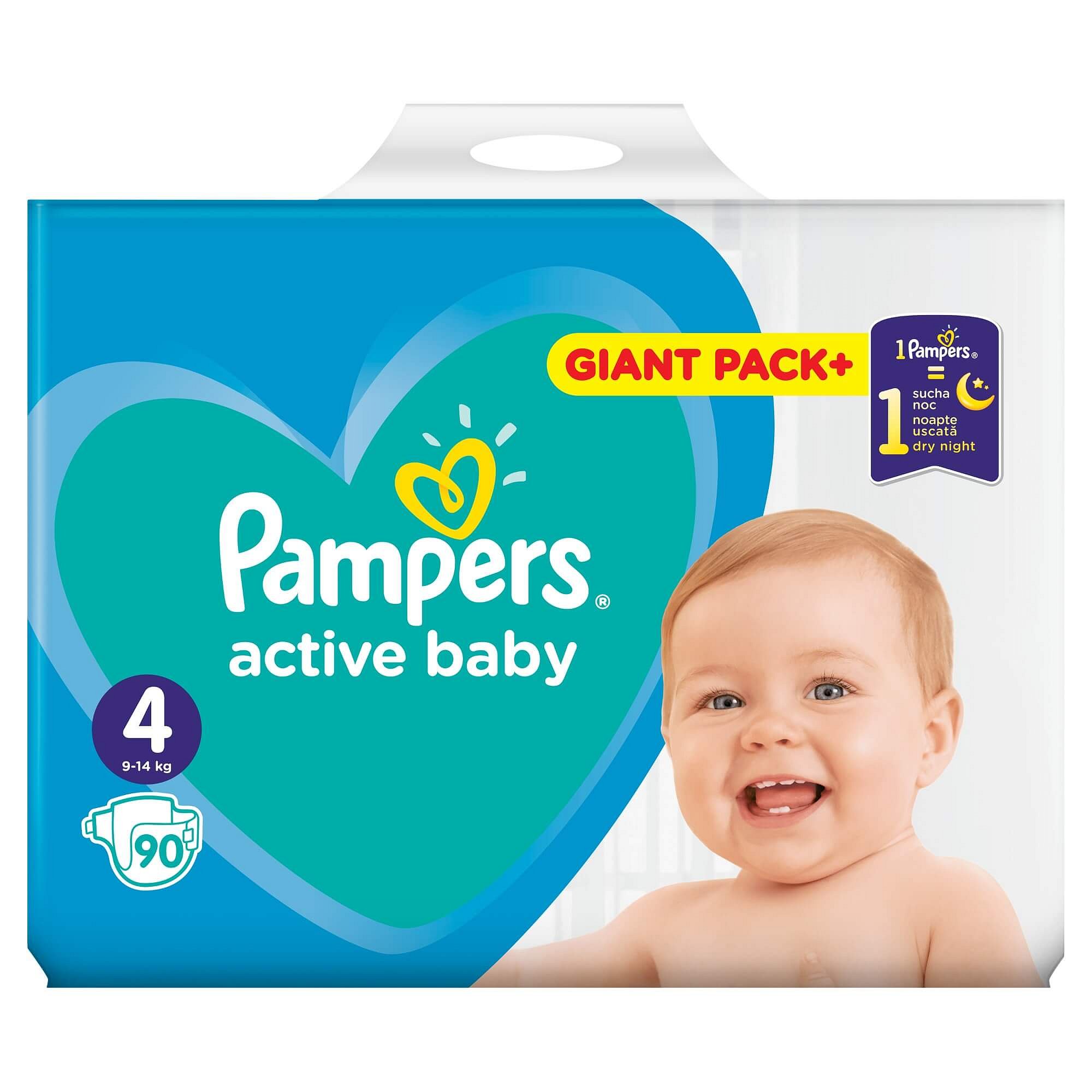 Pampers Active Baby Giant Box S4 90ks
