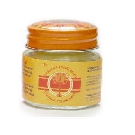 Thajská tygří mast Golden Cup balm 12g - II.jakost