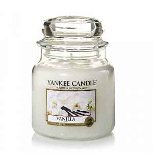 Yankee Candle Vanilla vonná svíčka Classic střední 411 g