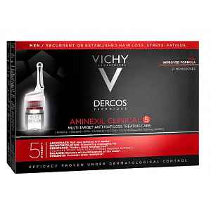 Vichy Dercos Aminexil clinical 5 multiúčelová kúra proti vypadávání vlasů pro muže 21 x 6ml