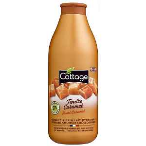 Cottage Moisturizing Shower Gel & Bath Milk - Sweet Caramel sprchový gel a mléko do koupele 97% přírodní  750 ml