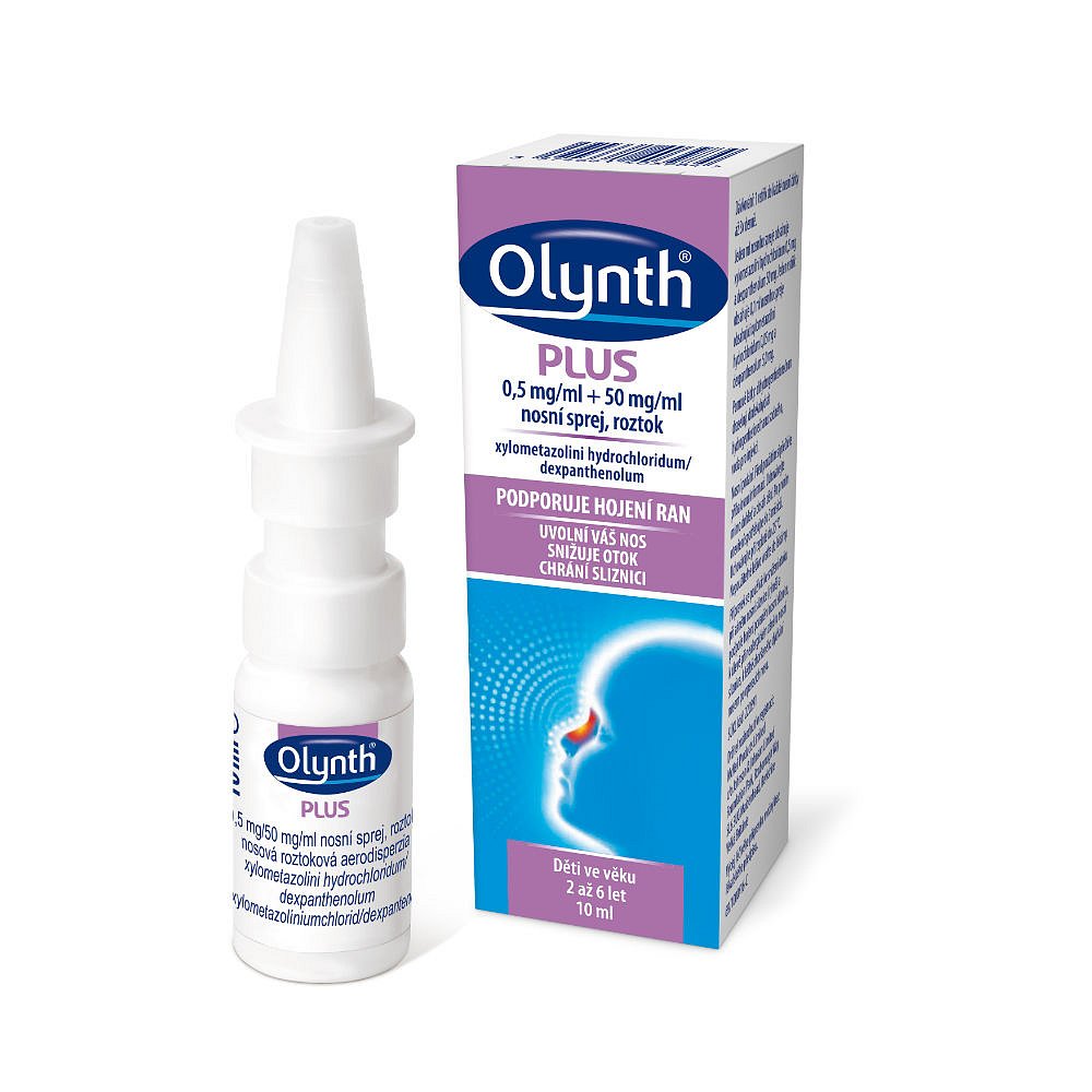 OLYNTH Plus 0.5 mg nosní sprej pro děti 10 ml