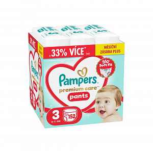 Pampers Premium Care Pants vel. 3 6–11 kg plenkové kalhotky 152 ks
