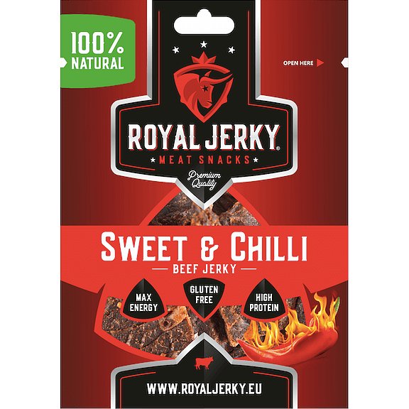 Royal Jerky Beef Sweet&Chilli 22g