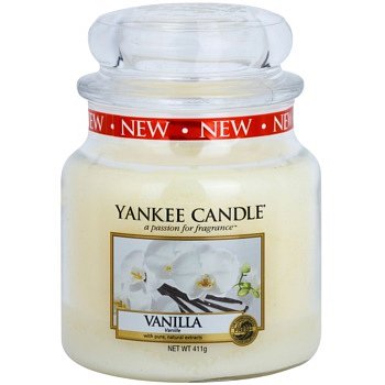 Yankee Candle Vanilla vonná svíčka Classic střední 411 g