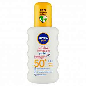 NIVEA Sun Sensitive Sprej na opalování OF 50+  200 ml