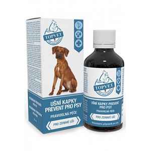 Topvet For Pets Ušní kapky Prevent pro psy 50 ml