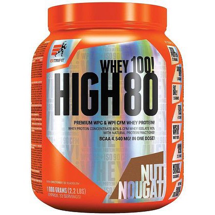 High Whey 80 1000 g oříšek nugát