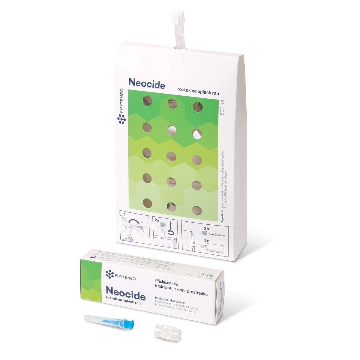 Phyteneo Neocide roztok na oplach ran 500 ml