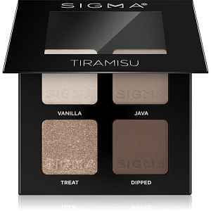 Sigma Beauty Quad paletka očních stínů odstín Tiramisu 4 g