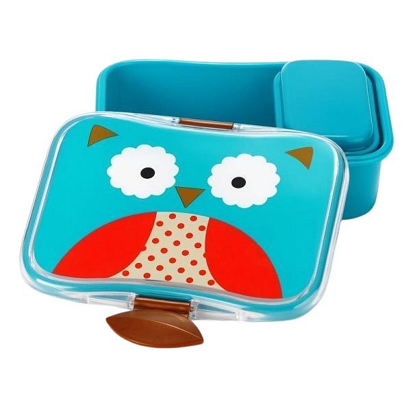 SKIP HOP Zoo Krabička na svačinu Sovička 3+ 700ml