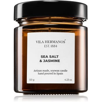 Vila Hermanos Apothecary  Sea Salt & Jasmine vonná svíčka 120 g