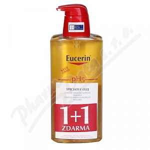 EUCERIN pH5 Relipidační sprchový olej 400ml 1+1