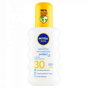 NIVEA Sun Sensitive Sprej na opalování OF 30 200 ml