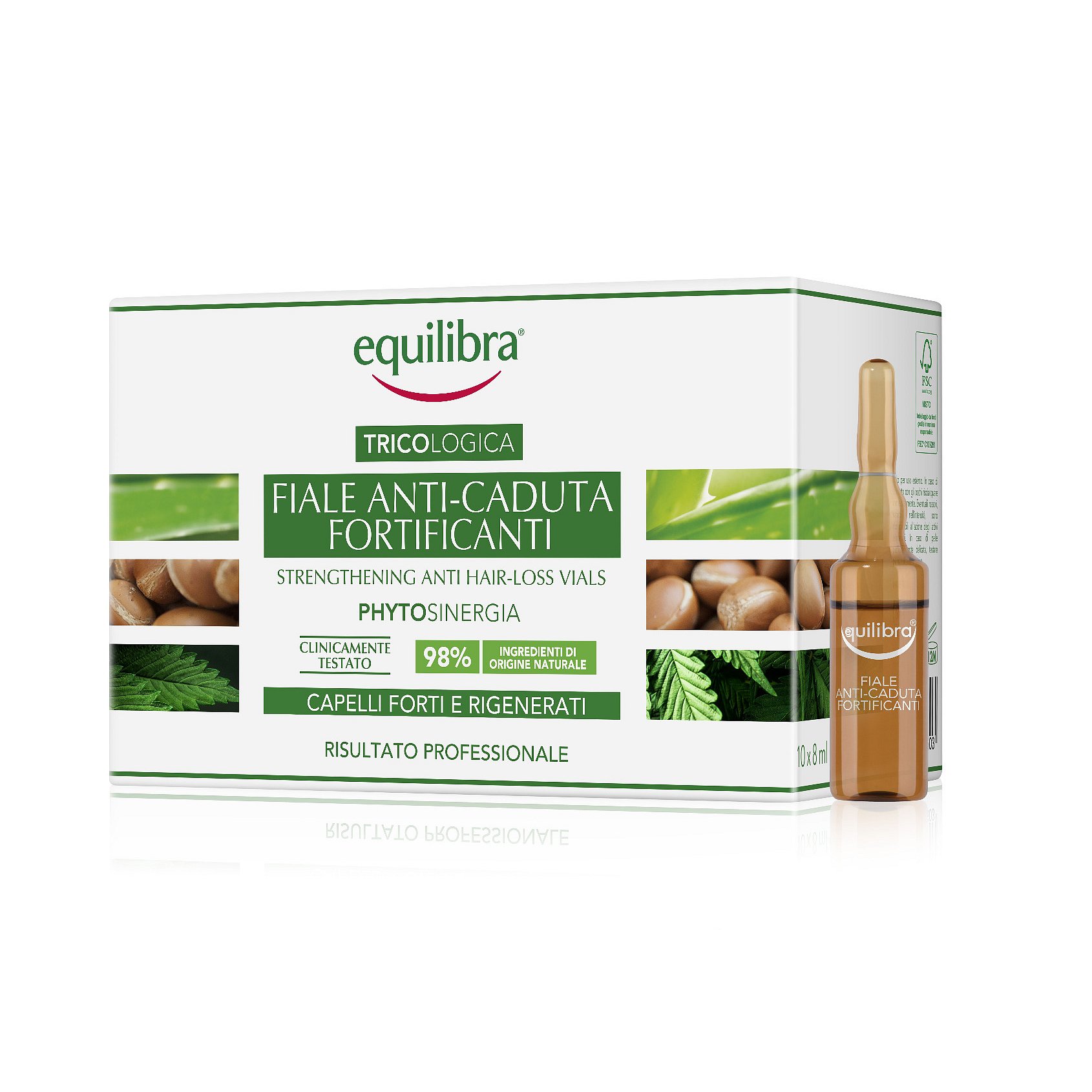 Equilibra Strenghtening Anti Hair-loss Vials ampule proti padání vlasů 10x8 ml