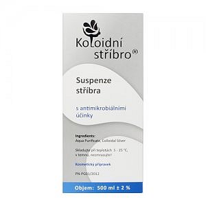 Koloidní stříbro 50ppm 500ml + NAVÍC Koloidní stříbro sprej 10ppm 25ml