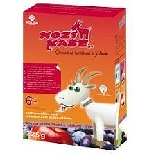 Kozí kaše ovesná se švestkami a jablkem 225g
