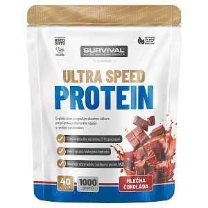 Survival Ultra Speed Protein 1000 g mléčná čokoláda