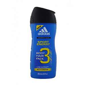 Adidas Sport Energy sprchový gel 3v1 pro muže 250 ml